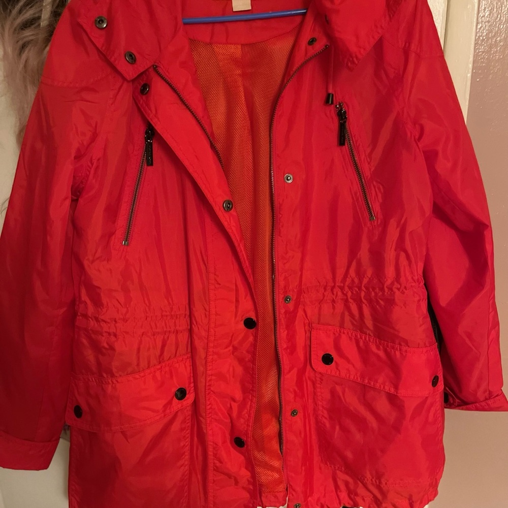 Almost new, Michael Kors Red Windbreaker